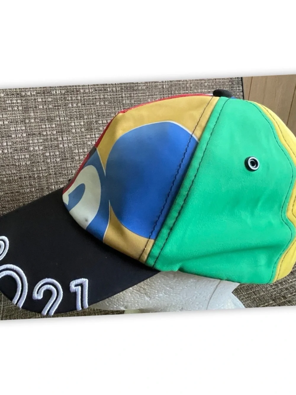 Disney‎ Resort Youth Colorblock Baseball Cap Hat Mickey Mouse Strapback 54-58 cm